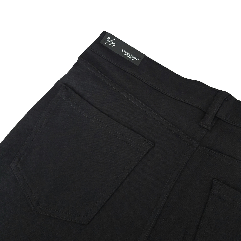 Liverpool Los Angeles Ponte Skinny Ankle Pants 8 Black NWT - Picture 5 of 9